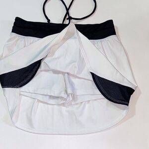 FLEX TIME White and Black Athletic Skort And Skirt Size S
